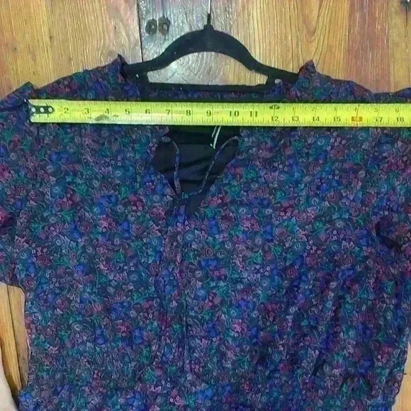 BCBG Paris Collared V-Neck Smocked Tiered Dress, Size XXL NWT - Picture 14 of 15